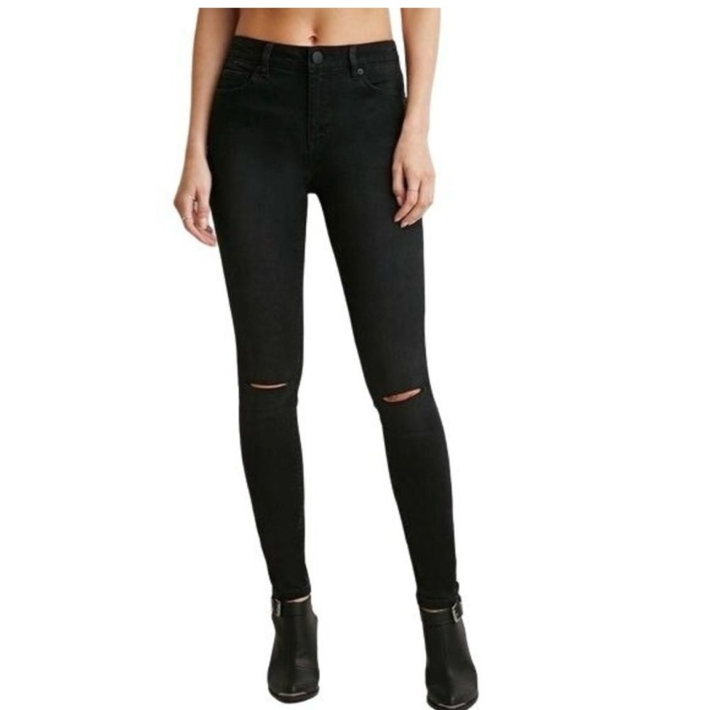 Life in Progress Black Skinny Jeans Size 25